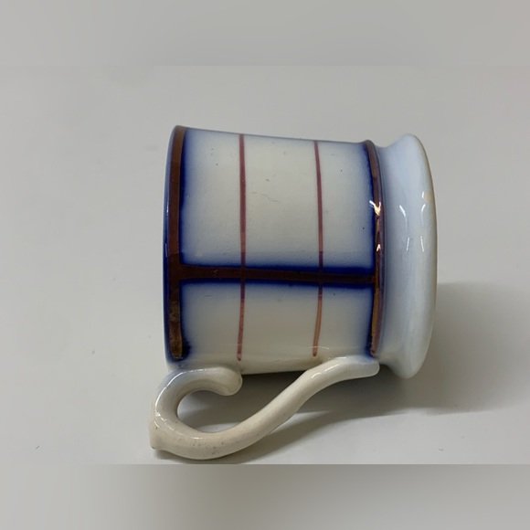 19th Century Antique Gaudy Welsh Rare Unrecorded Pattern Miniature Child's Mug - Picture 16 of 16
